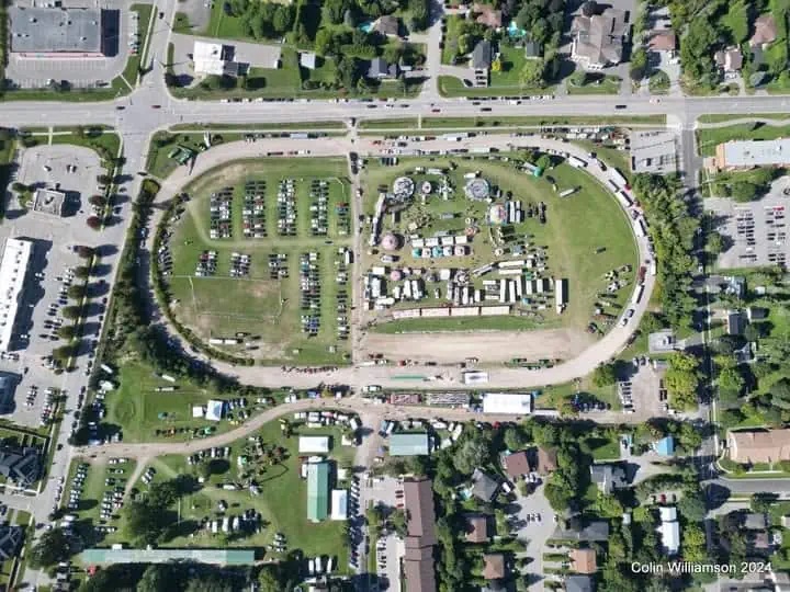 Concept image illustrating possible future community uses at the Port Perry Fairgrounds